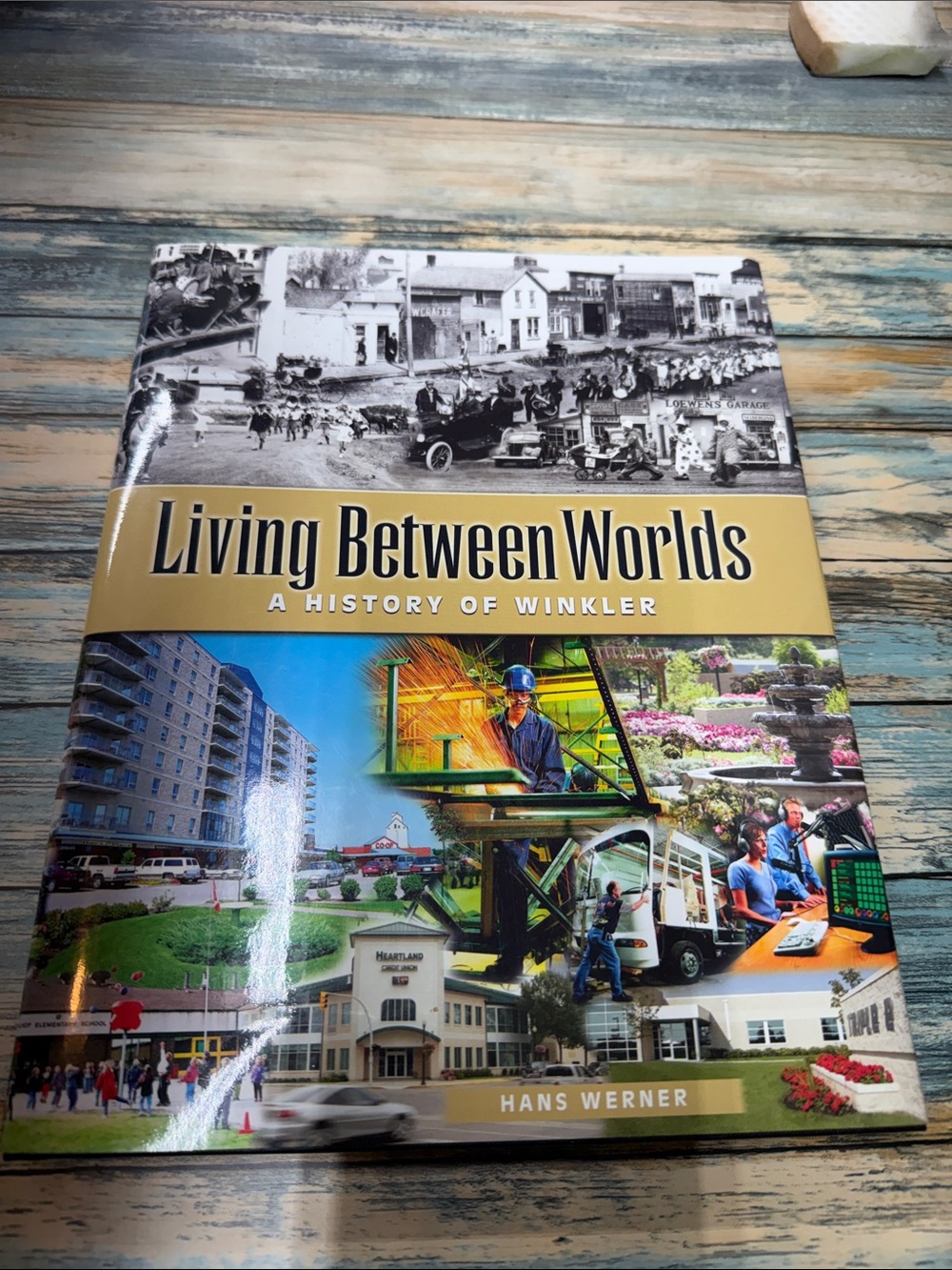 Living Between Worlds History of Winkler Hans Werner 2006 hardcover Manitoba